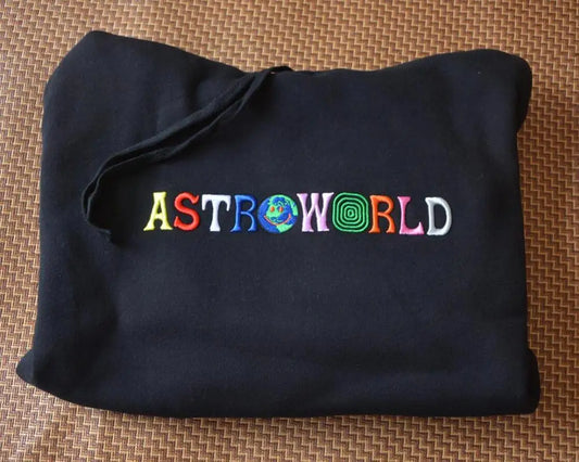 Astro World Letter Pullover Hoodie