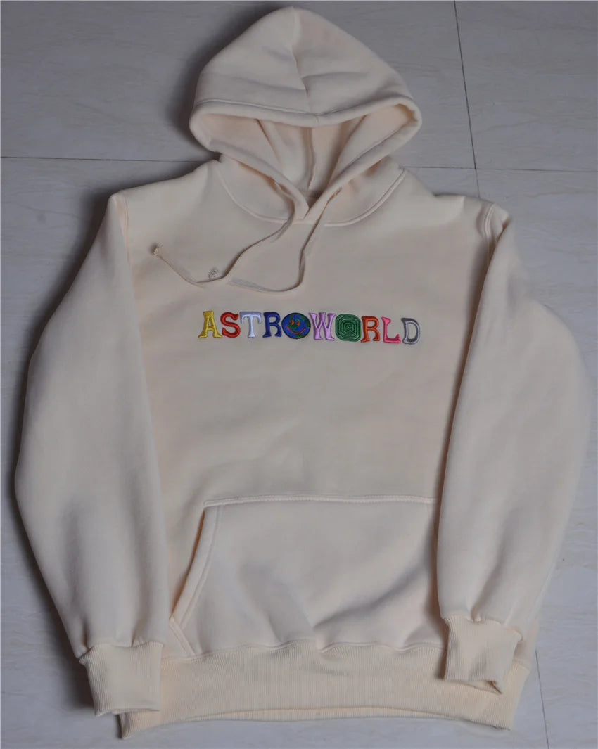 Astro World Letter Pullover Hoodie