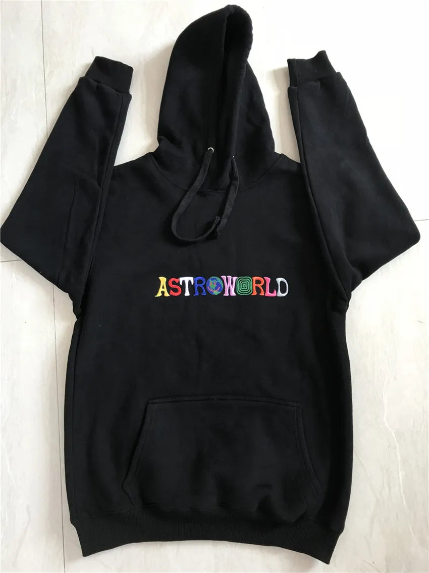 Astro World Letter Pullover Hoodie