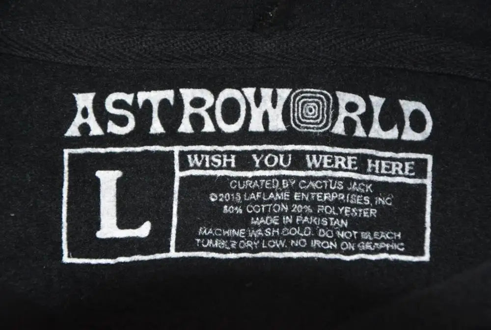 Astro World Letter Pullover Hoodie